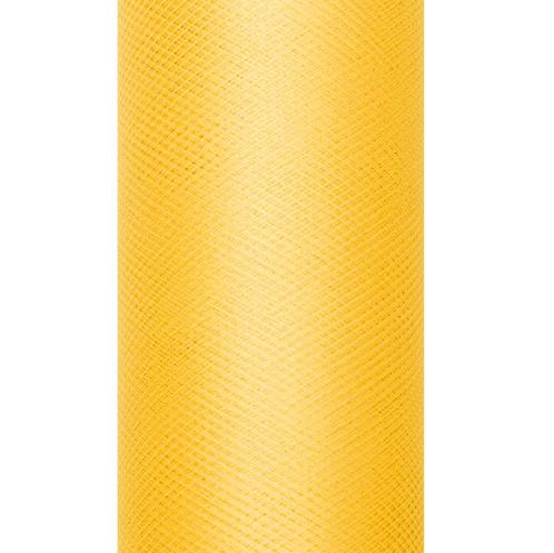 Gele Tule Rol 15cm 9m, Hobby en Vrije tijd, Feestartikelen, Nieuw, Verzenden