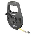 Silverline Landmeter - Meetlint met oprolmechanisme - 50..., Doe-het-zelf en Verbouw, Gereedschap | Handgereedschap, Ophalen of Verzenden