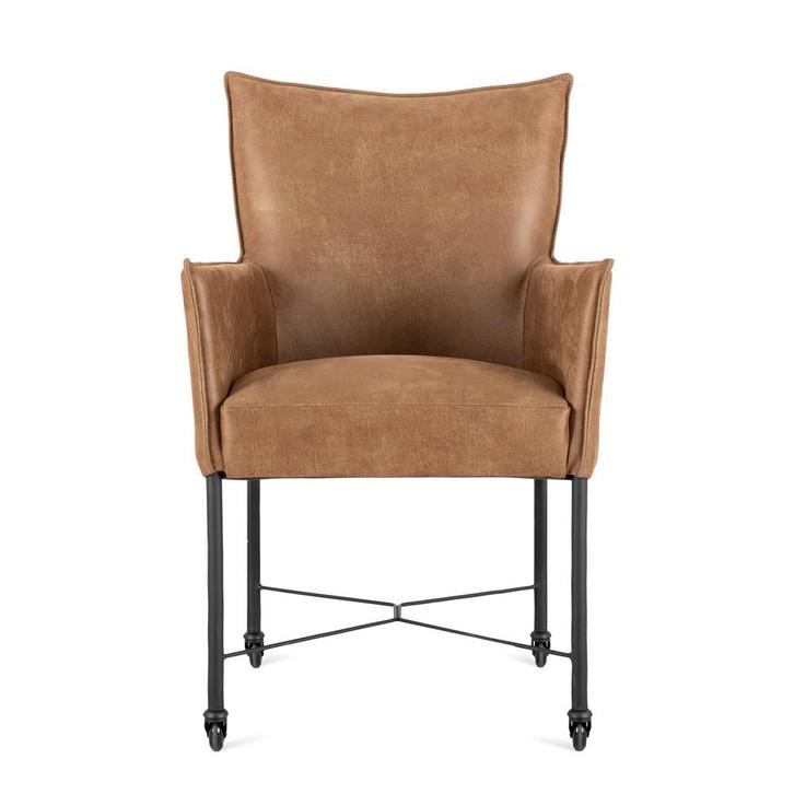 Eetkamerstoel Maastricht Cognac, Huis en Inrichting, Stoelen, Nieuw, Ophalen of Verzenden