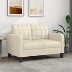 Tweezitsbank Creme - 120cm Breed - OP=OP! Grijp je kans!, 75 tot 100 cm, Ophalen of Verzenden, Minder dan 150 cm, Modern