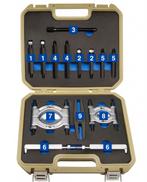 Lagertrekker / gereedschapset - 14-delig - Incl. Koffer, Auto diversen, Autogereedschap, Verzenden, Nieuw