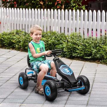 Kettauto -  - Verstelbare stoel - Rubberen banden - Blauw beschikbaar voor biedingen