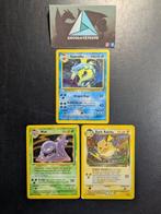Pokémon - 3 Card - Muk, Raichu, Gyarados Holo - WOTC -, Nieuw