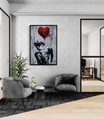 Asko - Never Give Up - XXL Canvas - Graffiti Stencil Art, Antiek en Kunst