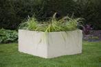 Cube 80x80x40 cm Cream, Tuin en Terras, Bloembakken en Plantenbakken, Nieuw, Beton, Vierkant, Verzenden