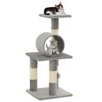 vidaXL Kattenkrabpaal met sisal krabpalen 65 cm grijs, Verzenden, Nieuw