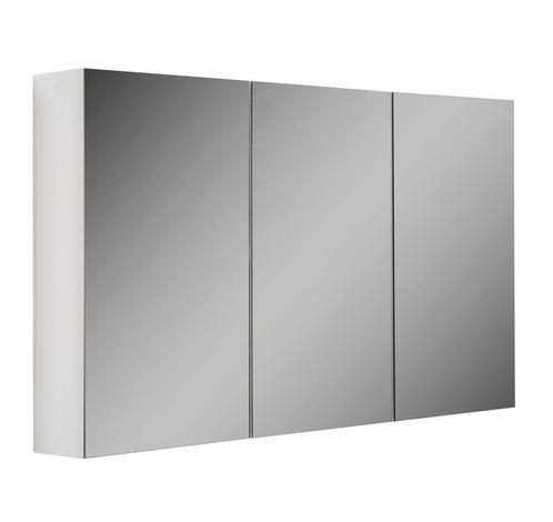 Badkamerkast Cuba 120 x 16 x 70 cm wit Spiegelkast Badkamer, Huis en Inrichting, Badkamer | Badkamermeubels, Nieuw, Spiegelkast