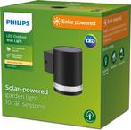 Philips Fyce solar wandlamp - zwart (Buitenverlichting), Verzenden, Nieuw