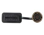 Jaltest MTU 10 Pins OBD - 16 Pins OBD2 Verloopkabel Verbrand, Verzenden, Nieuw