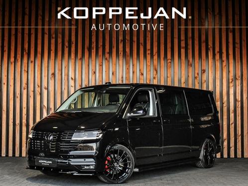 Volkswagen Transporter 2.0 TDI 204PK DSG Dubbele Cabine L2H1, Auto's, Bestelauto's, Onderhoudsboekje, Lease, Zwart, Automaat, Overige kleuren