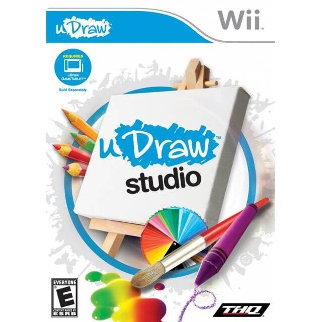 uDraw Studio + Tablet (Wii Games), Spelcomputers en Games, Games | Nintendo Wii, Zo goed als nieuw, Ophalen of Verzenden