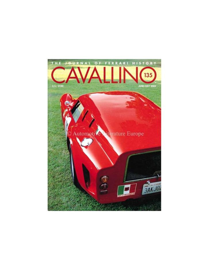 2003 FERRARI CAVALLINO MAGAZINE USA 135, Boeken, Auto's | Folders en Tijdschriften, Ferrari