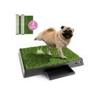 MaxxPet Hondentoilet kunstgras 64x52cm + extra plaid (Dier), Dieren en Toebehoren, Verzenden, Nieuw