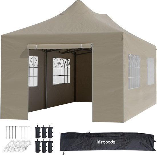 2dekans | LifeGoods Partytent - Paviljoen - EasyUp -, Tuin en Terras, Partytenten, Zo goed als nieuw, Ophalen of Verzenden