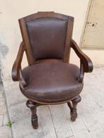 Fauteuil - Hout, Leder, Antiek en Kunst