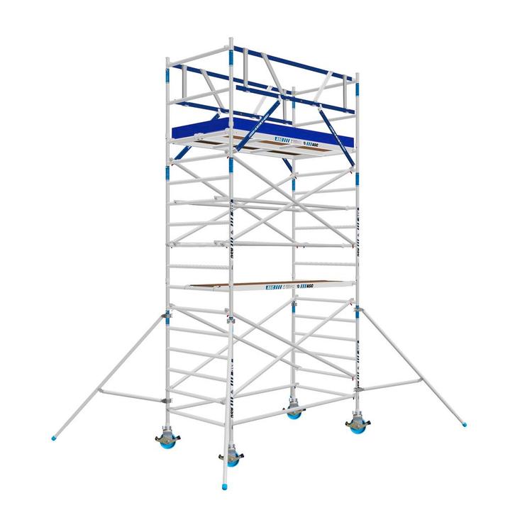 ASC Rolsteiger 135 x 250 x 6.2 mtr WH CLASSIC, Doe-het-zelf en Verbouw, Steigers, Rolsteiger of Kamersteiger, Nieuw, 5 meter of hoger