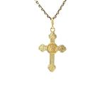 Gouden vintage kruis hanger 14 krt, Sieraden, Tassen en Uiterlijk, Kettinghangers, Ophalen of Verzenden, Nieuw