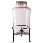 Olympia glazen retro waterdispenser met standaard 8,5L, Verzenden, Nieuw in verpakking