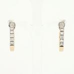 Oorbellen - 14 karaat Geel goud Diamant (Natuurlijk), Sieraden, Tassen en Uiterlijk, Oorbellen, Nieuw