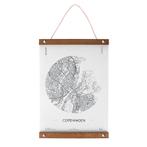 Posterhanger Hout Nikkel 50 cm, Huis en Inrichting, Woonaccessoires | Lijsten, Nieuw