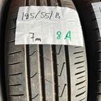 4 x Hankook Ventus Prime 3 185-55-15 Zomerbanden 7mm, Auto-onderdelen, Banden en Velgen, Gebruikt, 15 inch, Band(en), Personenwagen