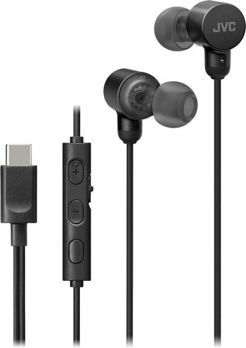 JVC HA-FR29UC-B - In-Ear USB-C Oordopjes + Remote - Zwart, Audio, Tv en Foto, Koptelefoons, Nieuw, Verzenden