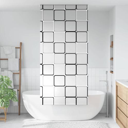 vidaXL Doucherolgordijn 90x240 cm stofbreedte 86 cm, Huis en Inrichting, Stoffering | Gordijnen en Lamellen, Nieuw, Verzenden