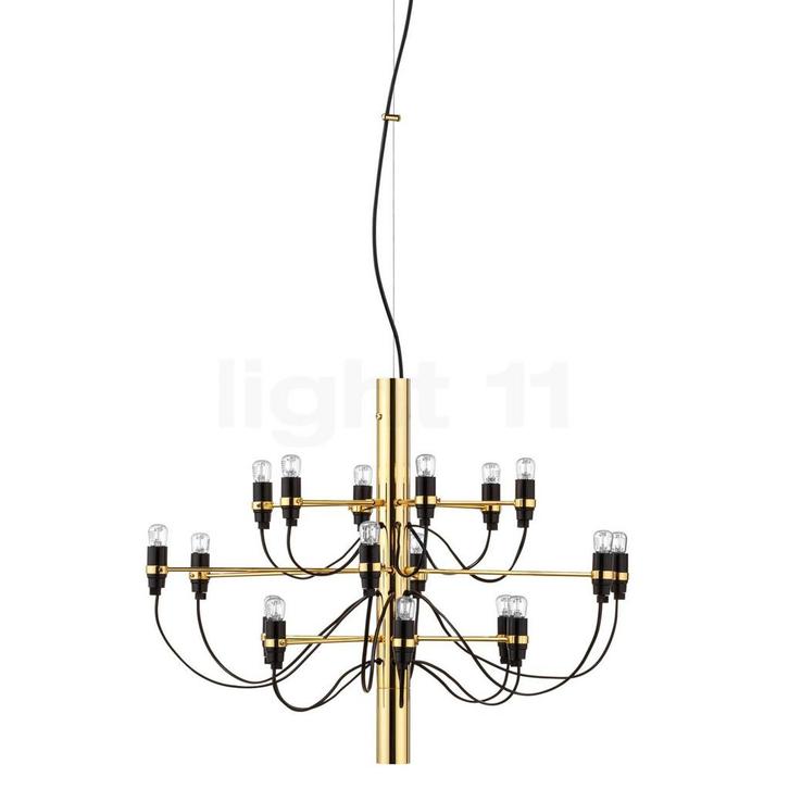 Flos 2097-18 incl. LED lichtbron, messing - incl. 18x zonder, Huis en Inrichting, Lampen | Hanglampen, Nieuw, Verzenden