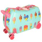 PerPhoenix Ride On Reiskoffer Kinderen ijsjes Motief 45 cm x, Sieraden, Tassen en Uiterlijk, Tassen | Reistassen en Weekendtassen