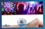 Disco-Watch / Mini Discobol / 4 kleuren - Feestverlichting, Nieuw, Overige typen, Ophalen of Verzenden, Kleur
