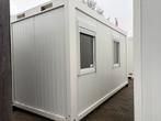 Kantoorunit - 5 x 2,5 meter | 2 zijramen links - keuken, Zakelijke goederen, Machines en Bouw | Keten en Containers, Ophalen of Verzenden