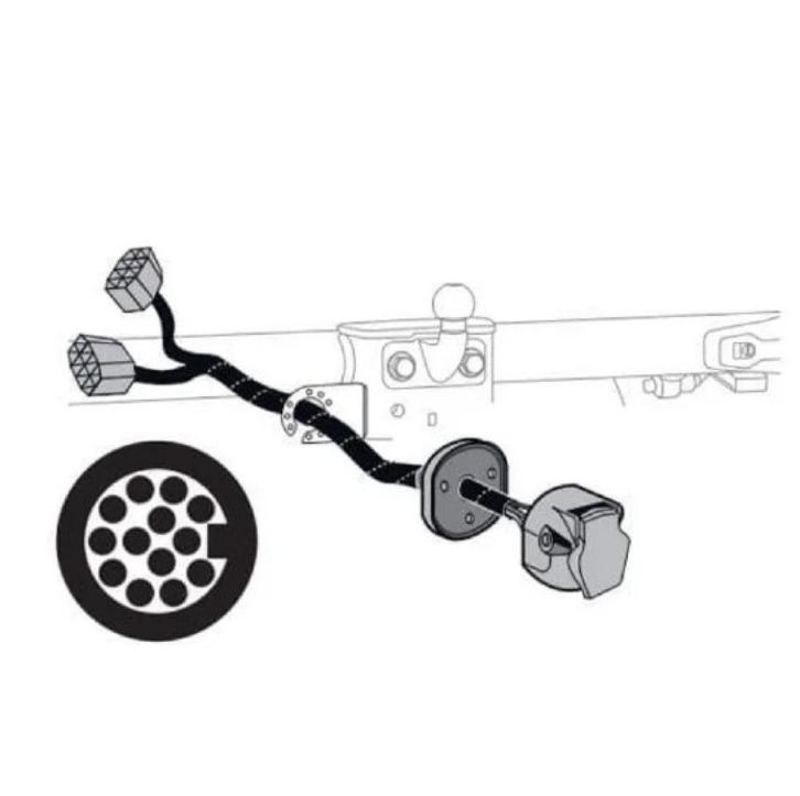 Thule VeloSwing Wiring Kit <2011 (13pin), Caravans en Kamperen, Kampeeraccessoires, Nieuw