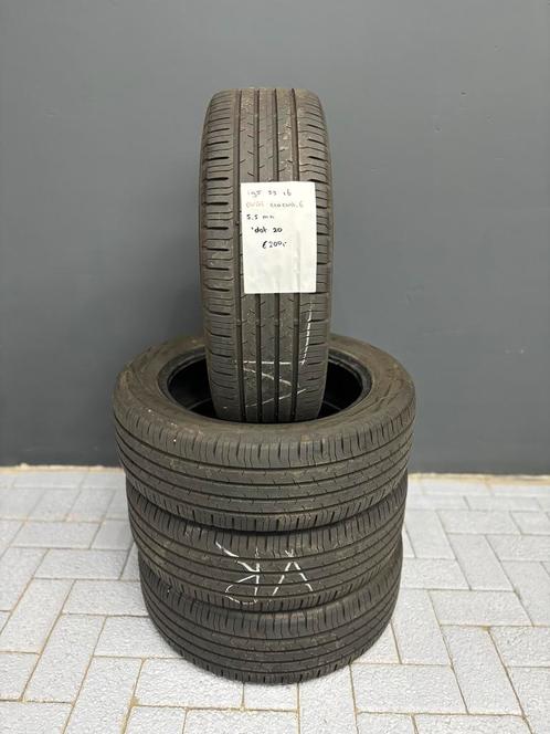 195/55/16 CONTI ECOCONTACT6 5,5MM 4 STUKS 200,- (2020), Auto-onderdelen, Banden en Velgen, 16 inch, BOVAG lid, Stiba lid, Erkend duurzaam