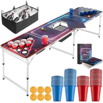 Bierpongtafel BeerWars II, met koelvak en LED-verlichting - beschikbaar voor biedingen