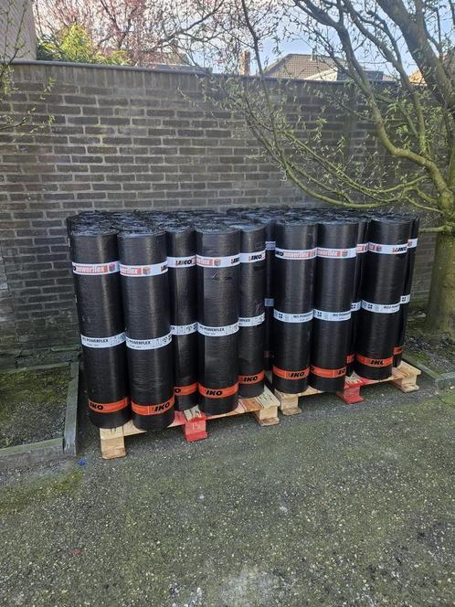 IKO Powerflex mineraal dakbedekking, Doe-het-zelf en Verbouw, Dakpannen en Dakbedekking, Zwart, 15 m² of meer, Nieuw, Overige materialen