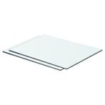 vidaXL Schappen 2 st 40x25 cm glas transparant, Huis en Inrichting, Woonaccessoires | Wandplanken en Boekenplanken, Verzenden