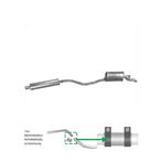 Complete Uitlaatset Fiat Punto 1.2 1993.01 - 1999.08, Verzenden, Nieuw