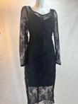 Pinko  - schwarzes Spitzenkleid - Jurk