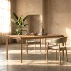 *WOONWINKEL* Eiken Eettafel Scandinavisch Design 200 X 90 Cm, Verzenden, Nieuw