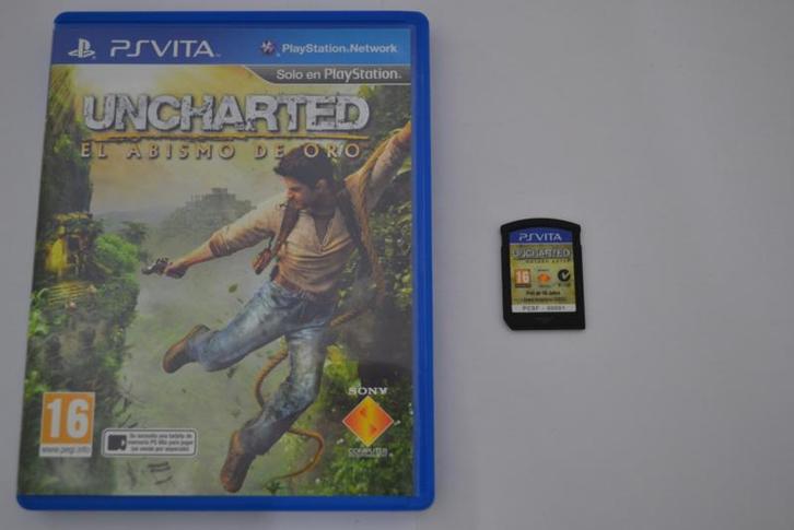 Uncharted - Golden Abyss - El Abismo De Oro (VITA ESP), Spelcomputers en Games, Games | Sony PlayStation Vita, Zo goed als nieuw