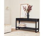Sidetable Boaz Black | 150 cm, Huis en Inrichting, Tafels | Sidetables, Ophalen of Verzenden, Nieuw