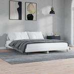 vidaXL Bedframe bewerkt hout hoogglans wit 120x200 cm, Verzenden, Wit, Nieuw, Twijfelaar