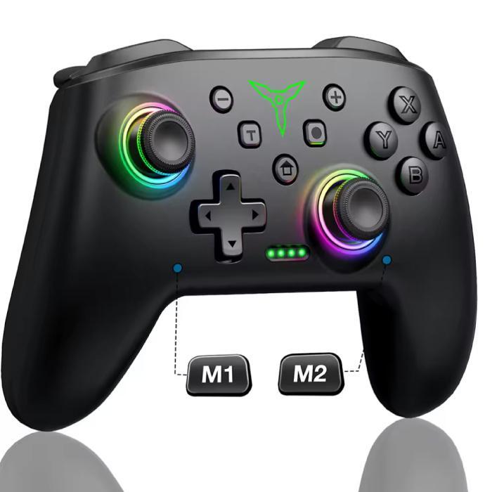Q218 RGB Gaming Controller voor Nintendo Switch / PC -, Spelcomputers en Games, Spelcomputers | Overige, Nieuw, Verzenden