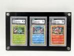 The Pokémon Company - 3 Graded card - Bulbasaur, Squirtle, Nieuw