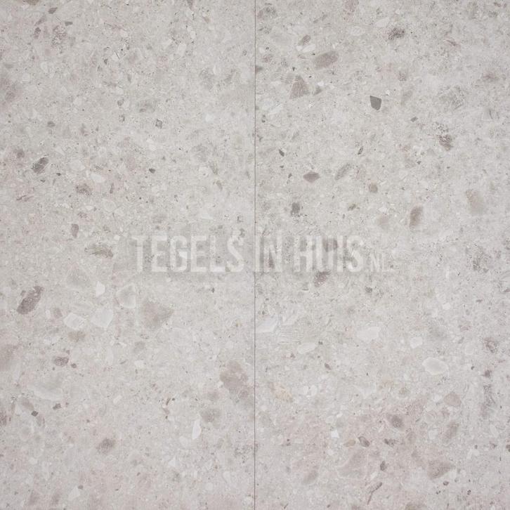Vloertegel / wandtegel g-stone terrazzo ivoor 60x120 r10, Doe-het-zelf en Verbouw, Tegels, Vloertegels, Nieuw, 10 m² of meer, Keramiek