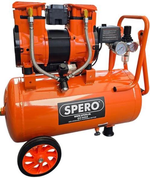Compressor, Doe-het-zelf en Verbouw, Compressors, 25 tot 100 liter, 6 tot 10 bar, Geluidgedempt, Mobiel, Olievrij, 200 tot 400 liter/min
