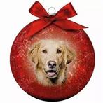 Plenty Gifts Kerstbal Frosted Golden Retriever 10CM, Dieren en Toebehoren, Honden-accessoires, Nieuw, Ophalen of Verzenden