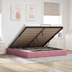 vidaXL Ottoman bedframe zonder matras 180x200 cm fluweel, Eenpersoons, Verzenden, Nieuw, 80 cm