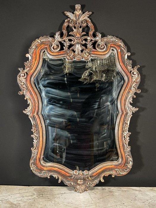 Spiegel - Hout - Antico Specchio, Antiek en Kunst, Antiek | Overige Antiek