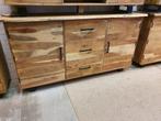 Dressoir Acaciahout | Naturel | Breedte: 200,0cm, Ophalen of Verzenden, Nieuw, Industrieel